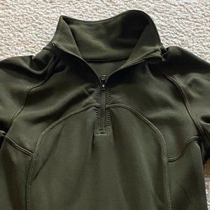 Lululemon Olive Half Zip